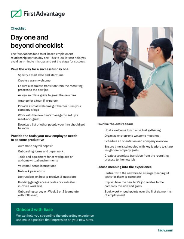 The Essential Onboarding Checklist